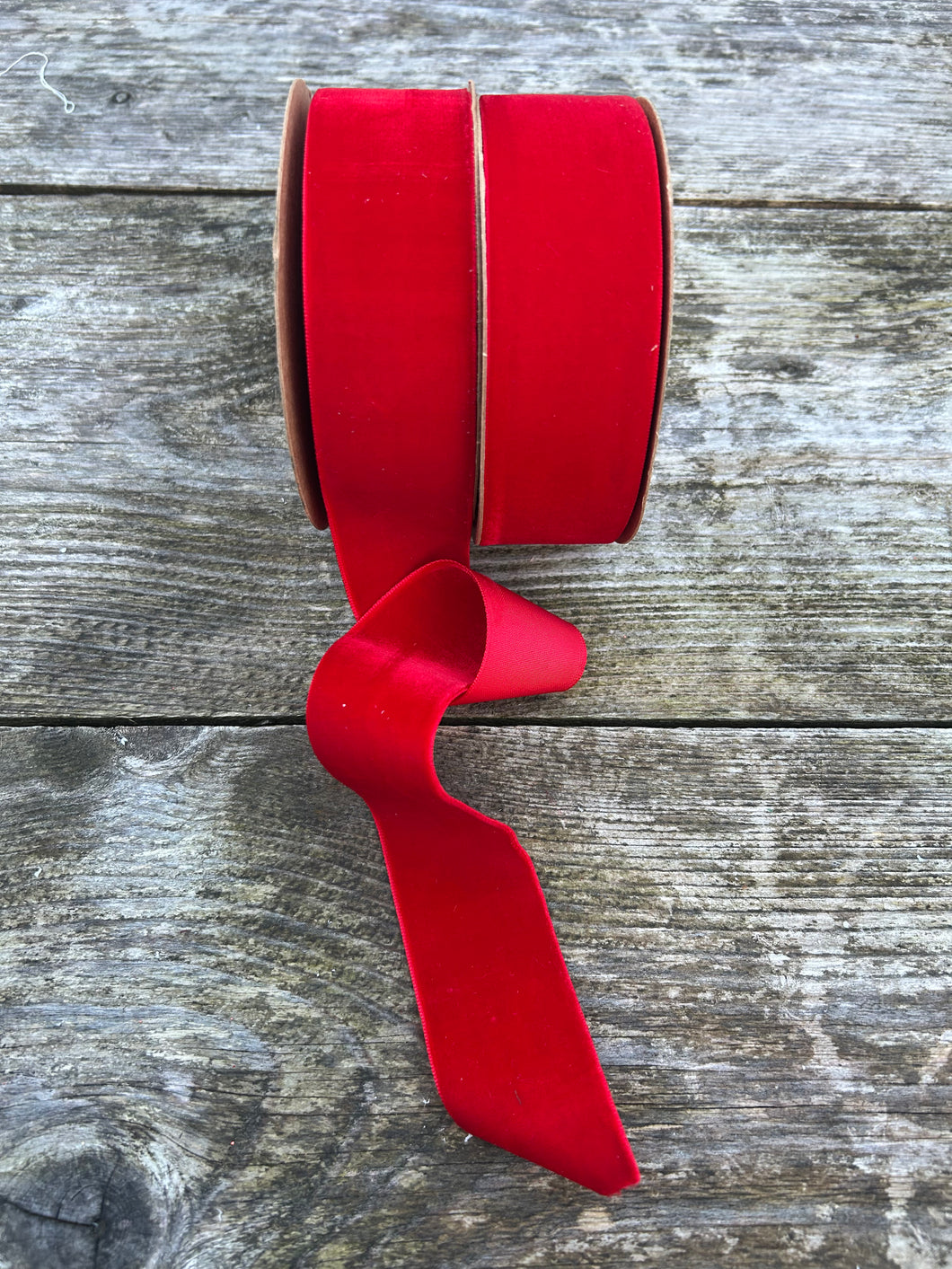 Red velvet ribbon